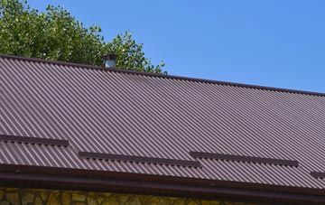 typical Baldwins Gate corrugated roof uses
